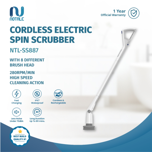 Notale Cordless Electric Spin Scrubber SS887