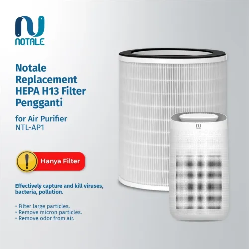Notale Replacement HEPA Filter Pengganti for Air Purifier Notale