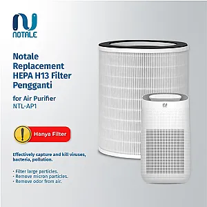 Notale Replacement HEPA Filter Pengganti for Air Purifier Notale